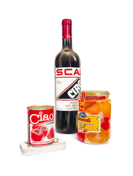 "Briscola, Pomodoro, Vino E Mostarda di frutta"